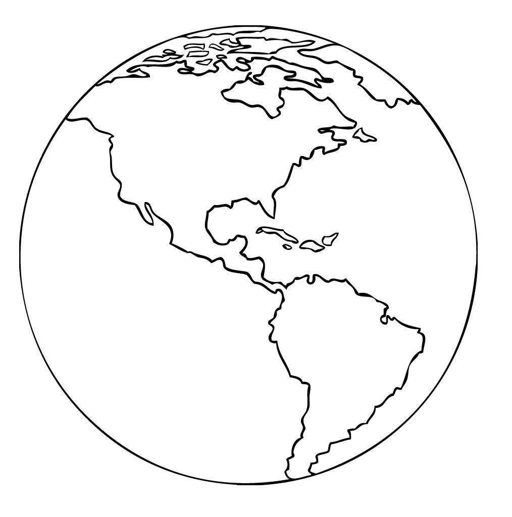 地球简化图图片