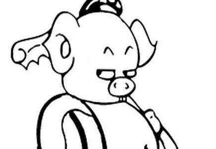 猪八戒图片卡通简笔画图片