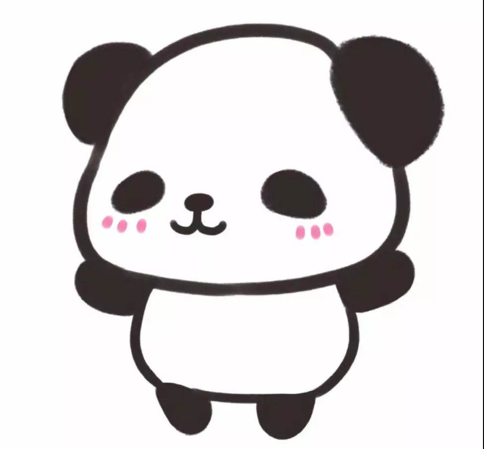 大熊猫简笔画 大熊猫简笔画可爱又简单