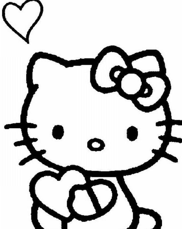 凯蒂猫简笔画 凯蒂猫简笔画 可爱
