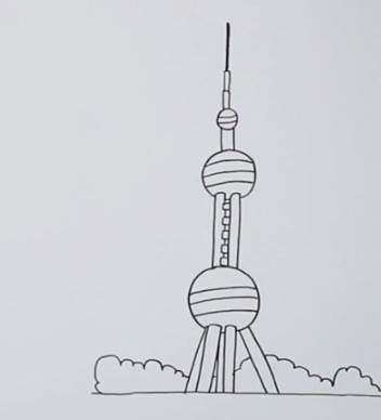 塔的简笔画法简单图片