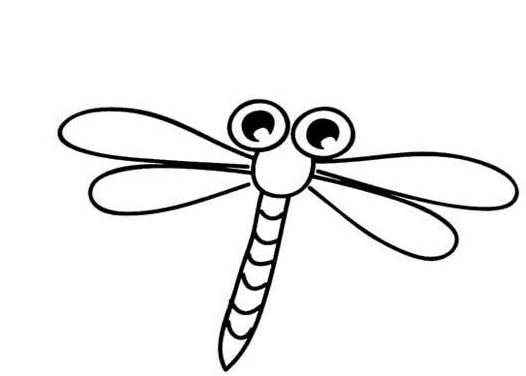 竹蜻蜓简笔画 简单图片