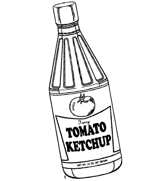 饮料瓶的简单画法图片