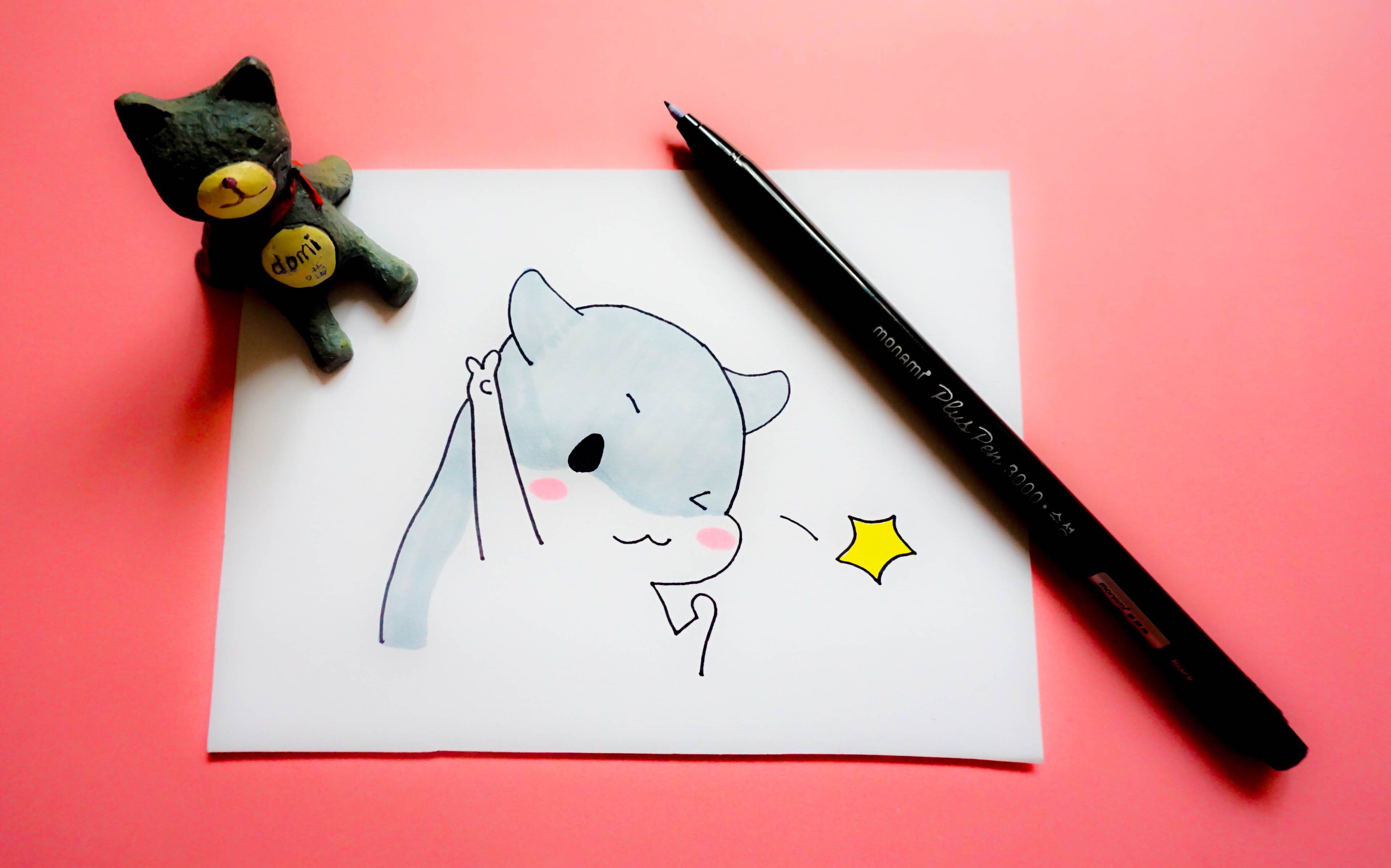 可爱的小仓鼠简笔画图片