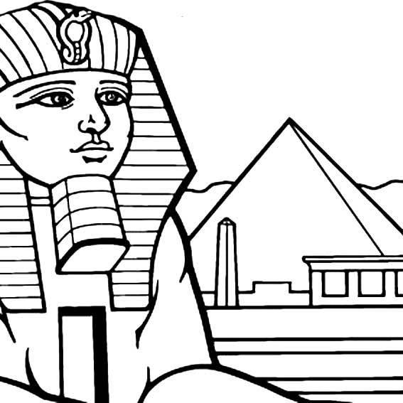 埃及标志性建筑简笔画图片