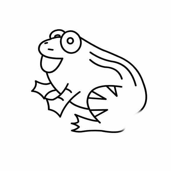 2022最新青蛙的画法 儿童画青蛙简笔画画法