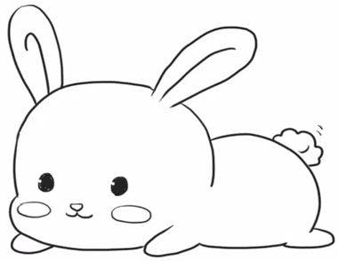小兔简笔画大全简单图片
