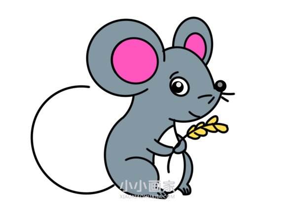 有颜色的老鼠简笔画卡通老鼠简笔画彩色图片老鼠彩色简笔画图片