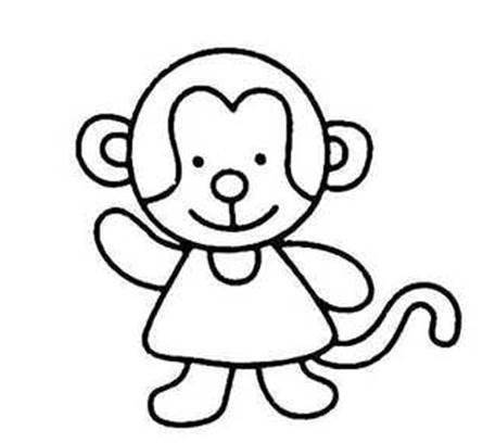 最新关于简笔画猴子的画法 简笔画猴子的画法