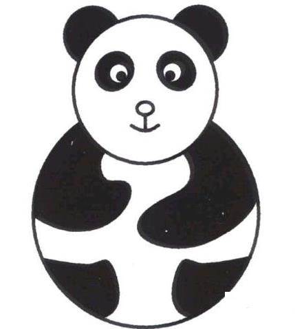 最新画熊猫简笔画 熊猫简笔画绘画教程