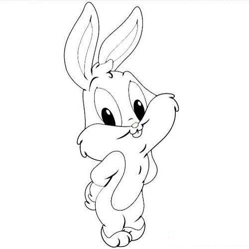 兔子的简笔画画法图片