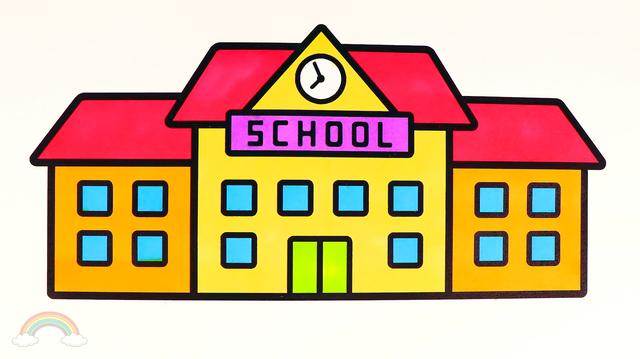 画一个简单的学校 简单的学校怎么画