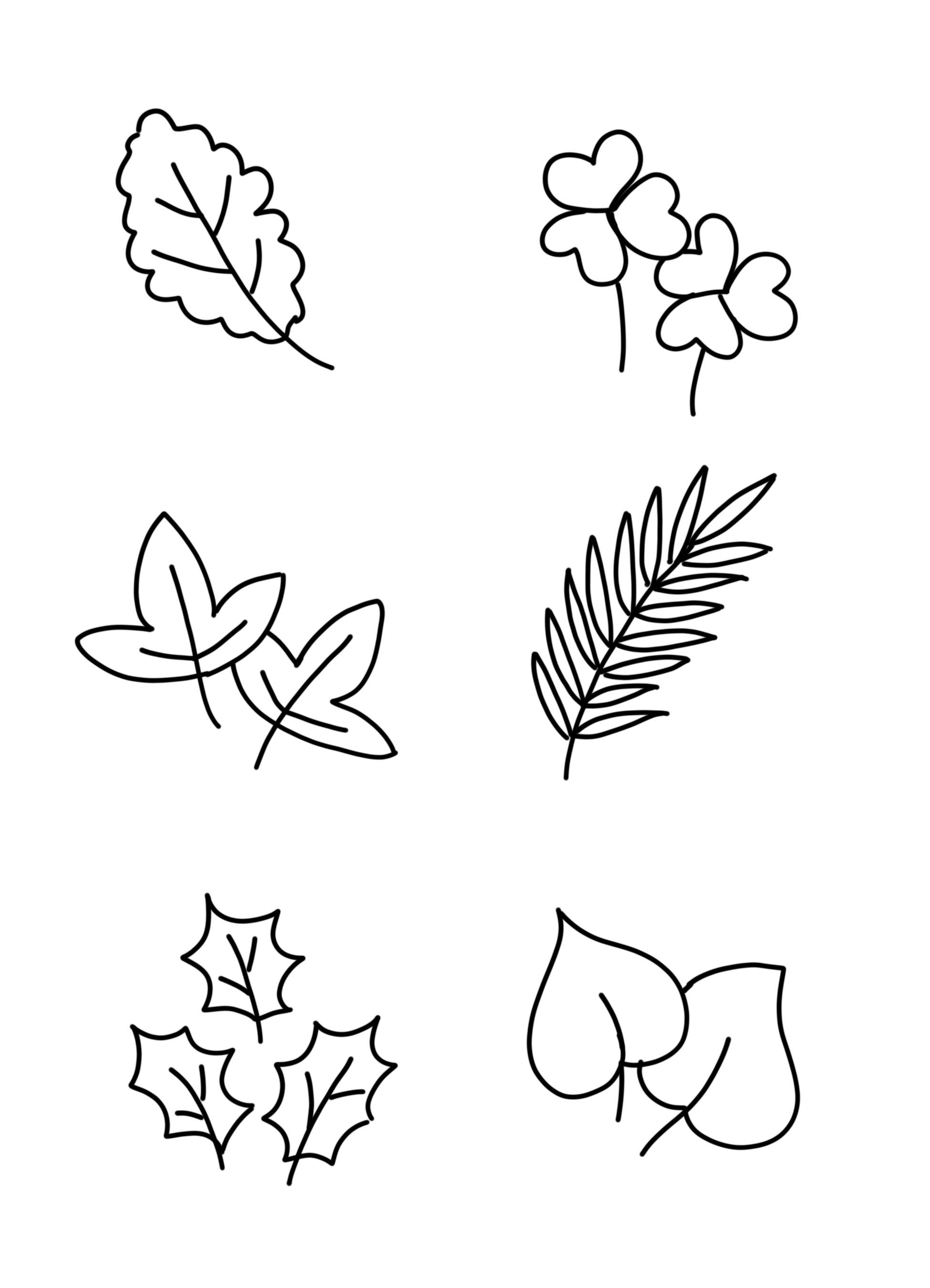 简笔画带颜色树叶怎么画最简单 可爱树叶的画法（美丽的校园儿童画） - 有点网 - 好手艺