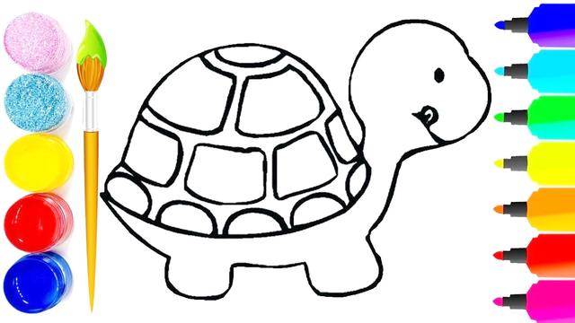 简笔画乌龟的画法图片