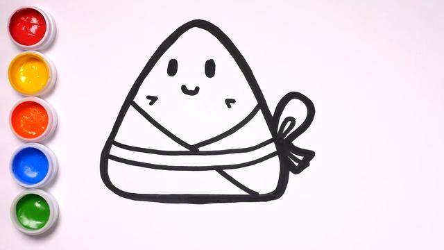 粽子的画法简单图片