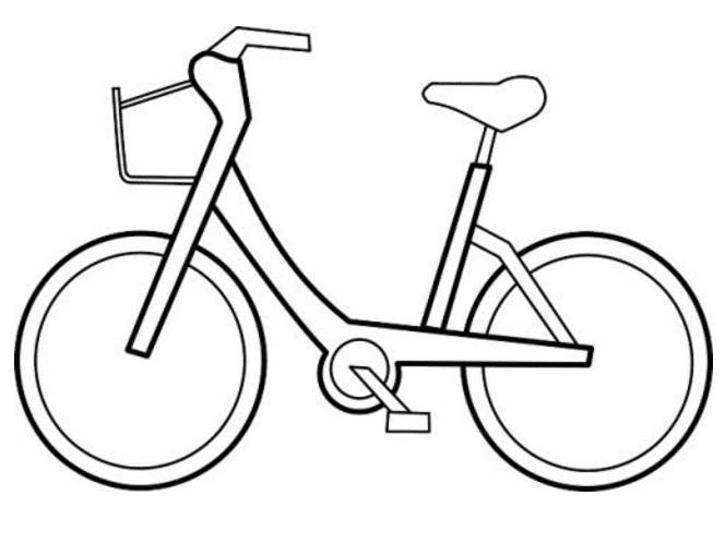 多功能自行车简笔画图片
