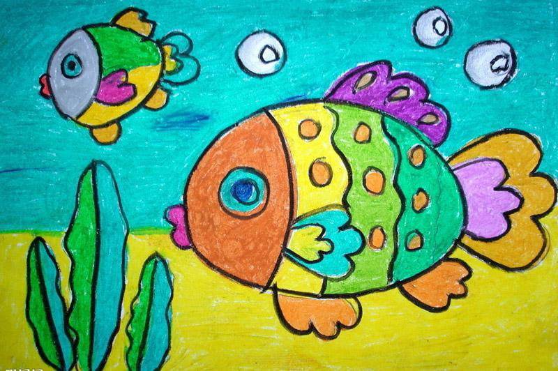 画鱼时怎样涂色最好看图片