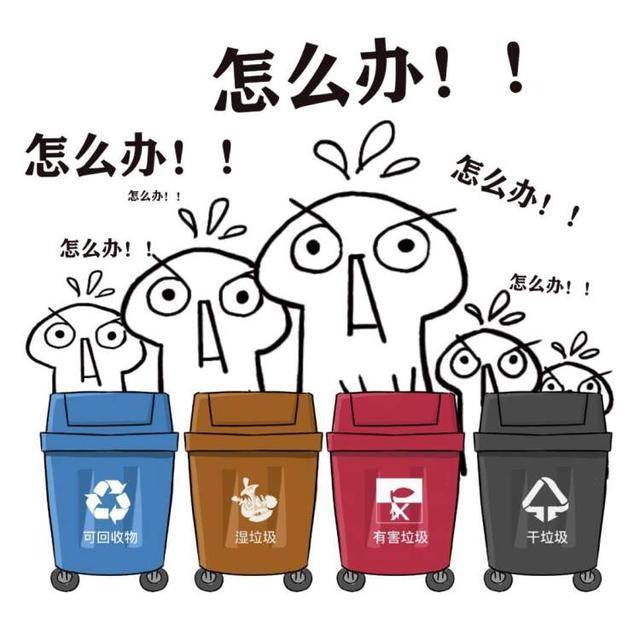 4种垃圾桶 画动漫图片