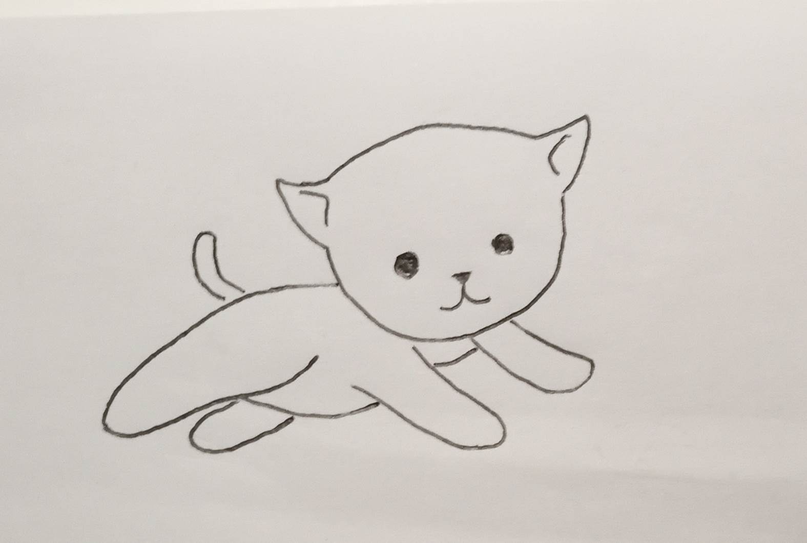 可爱小猫•简笔画 - 全部作品 - 素材集市