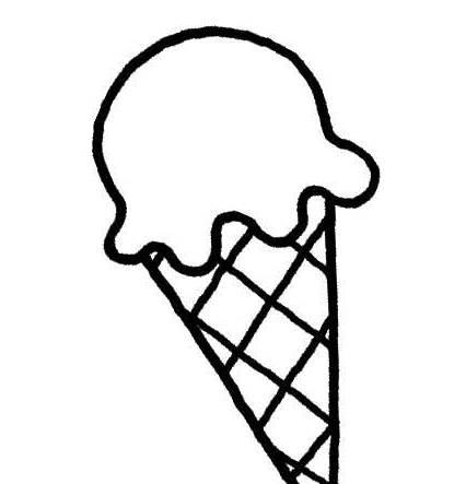 冰淇淋画画简笔画图片