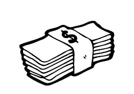 人民币简笔画卡通图图片