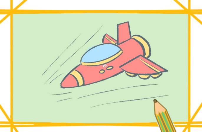 幼儿园画飞机简单画法图片