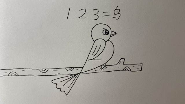 好看的小鸟简笔画怎么画数字123画小鸟~无敌简单简笔画~小鸟怎么画