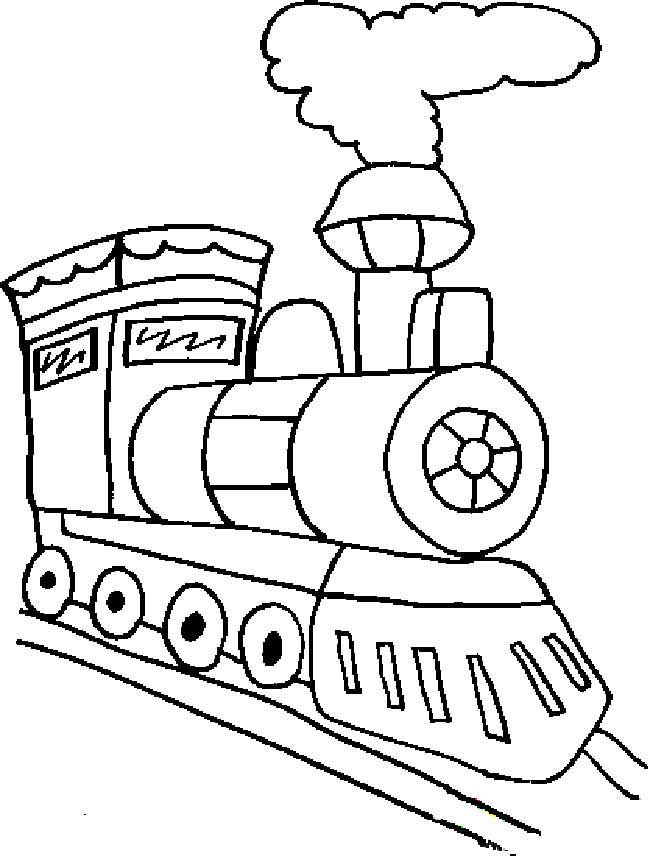 火车的简笔画 可爱图片