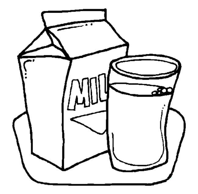 袋装牛奶简笔画图片