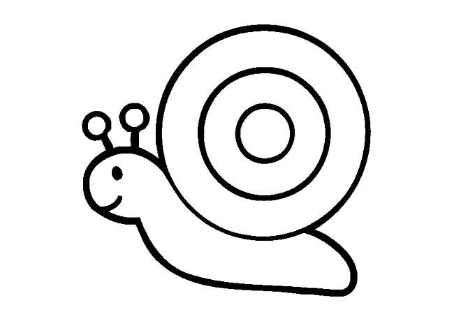蜗牛简笔画吃东西图片