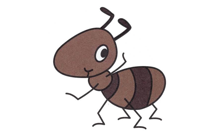 蚂蚁食物简笔画图片
