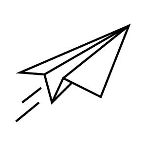 纸飞机简笔画 纸飞机简笔画图片