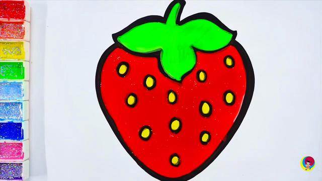 草莓简笔画 简单 可爱图片