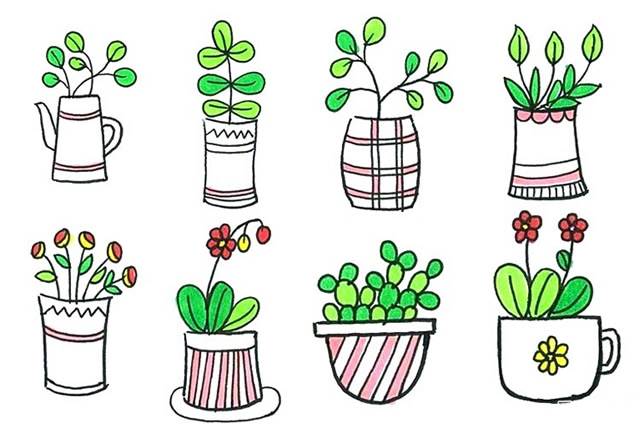 植物简笔画 植物简笔画儿童画