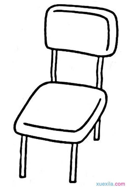 长椅简笔画画法图片