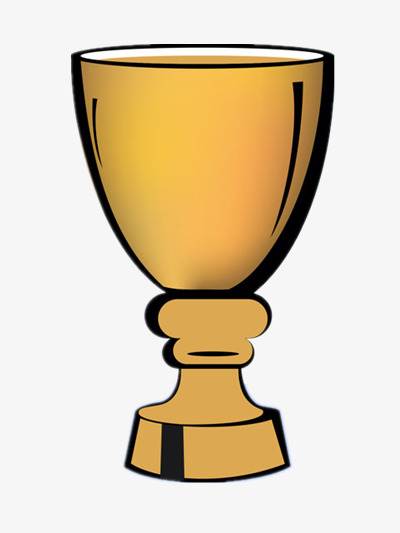 手绘奖杯奖牌矢量素材手绘金色奖杯卡通足球世界杯奖杯设计矢量素材这