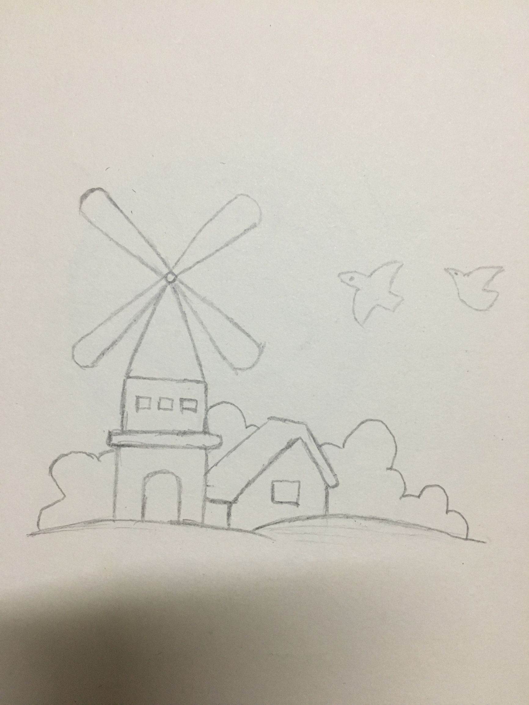 暑假玩具小风车插画图片素材免费下载 - 觅知网