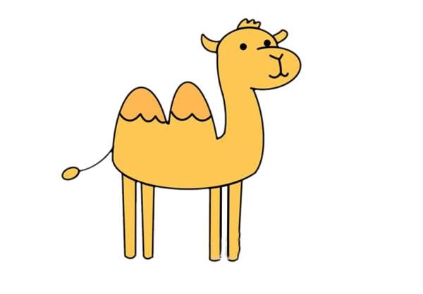 怎么画骆驼的简笔画图片