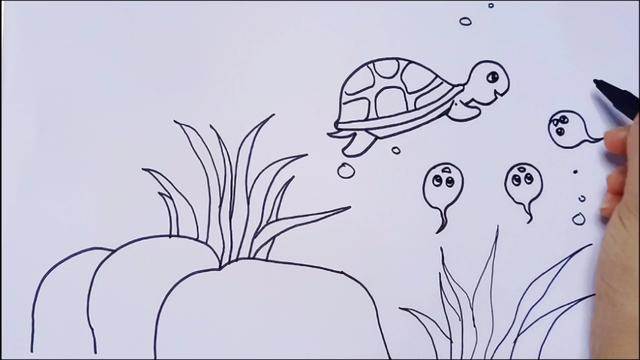 蝌蚪的简笔画 卡通图片