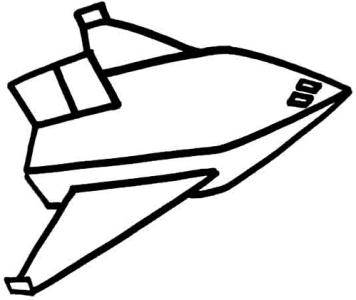 玩具飞机简笔画 简单图片