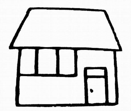 简笔画小房子图片简笔画房子素材大全