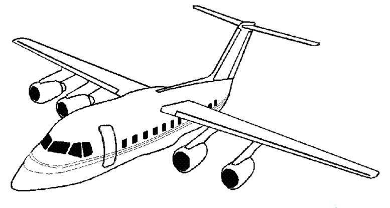 飞机造型简笔画图片