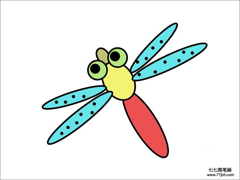蜻蜓的简笔画 蜻蜓的简笔画怎么画最好看又简单