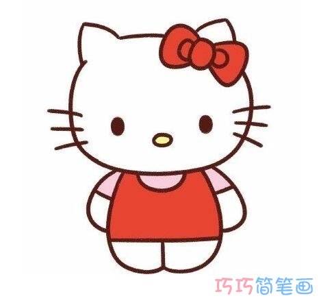 kt猫简笔画公主图片
