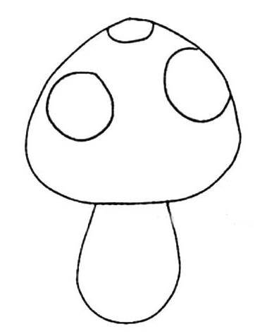 蘑菇的简笔画 蘑菇的简笔画怎么画最简单的