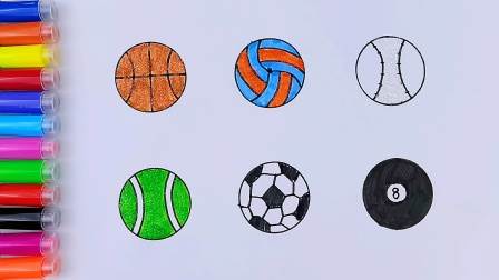 球体有哪些物品简笔画图片