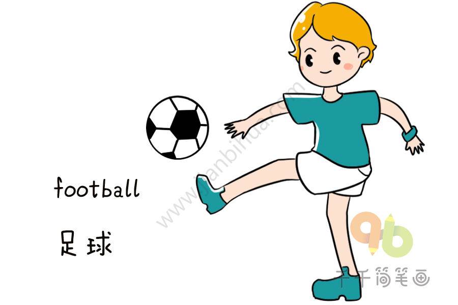 小朋友踢足球简笔画这是一组踢足球的小男孩简笔画的内容,希望能满足