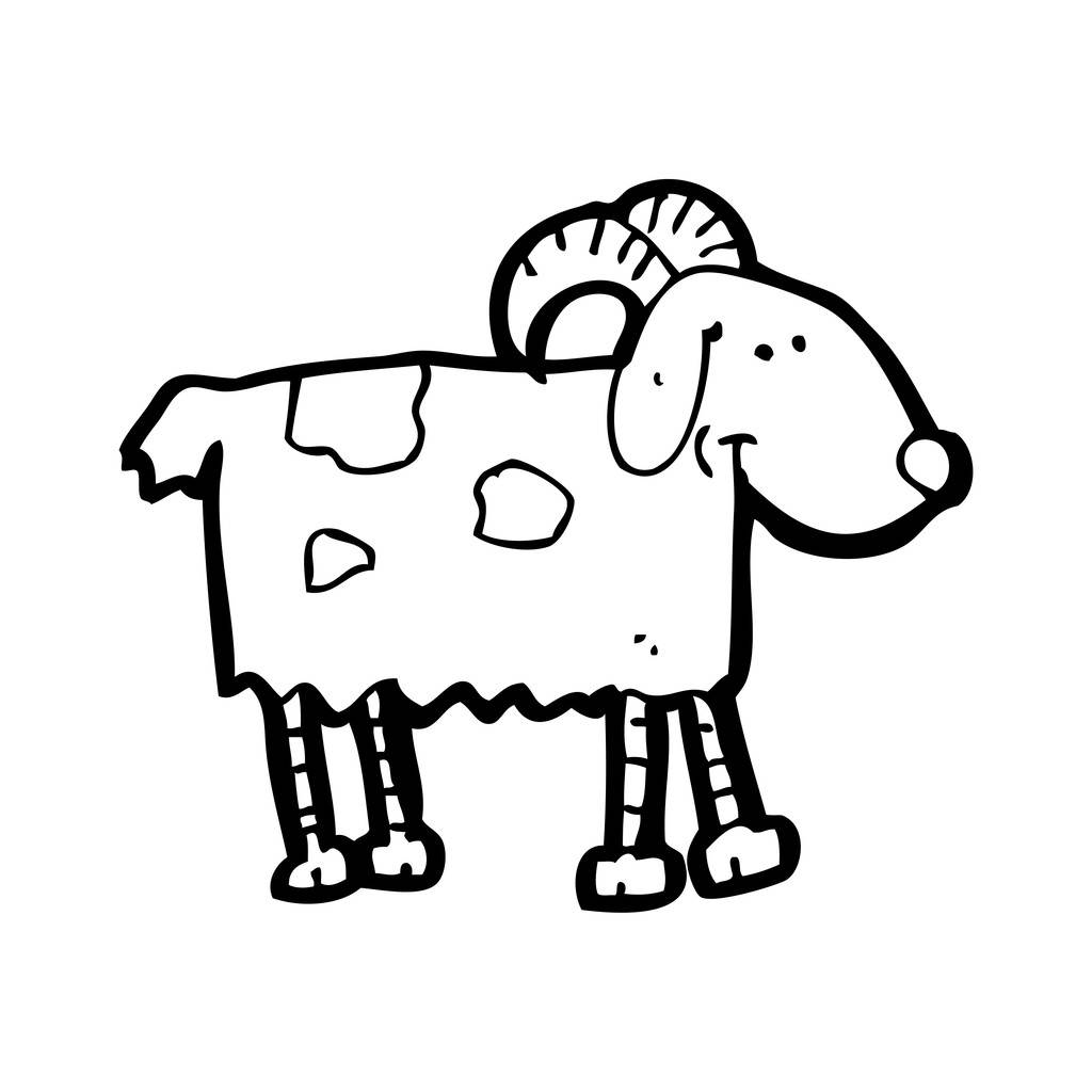 羊的简笔画法简笔画羊图片关于羊的简笔画简笔画教程——可爱的羊咩咩