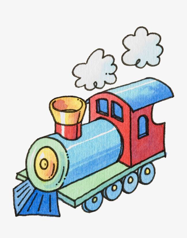 蒸汽火车简笔画 蒸汽火车简笔画简单