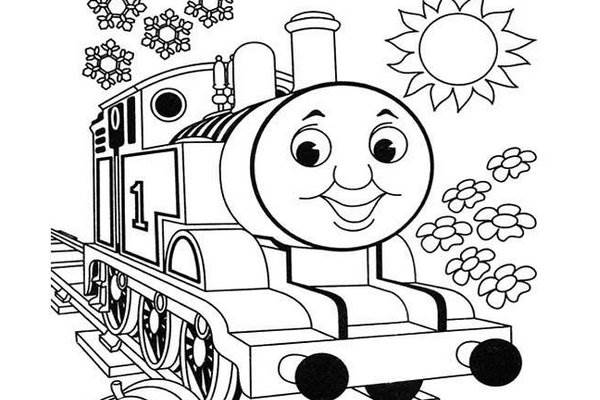 长火车简笔画儿童画图片